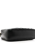 Calfskin Matelasse Monogram Lou Camera Bag Black