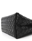 Nappa Intrecciato Small Andiamo Shoulder Bag Black