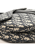 Oblique Saddle Bag Blue