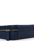 Caviar Quilted Medium CC Filigree Vanity Case Navy