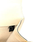 Textured Calfskin Crystal Mini Dionysus Shoulder Bag Mystic White
