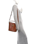 Smooth Calfskin Triomphe Medium Louise Bag Tan