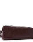 Agneau Arena Classic Hardware Small Le City Dark Burgundy