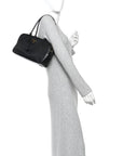 Tessuto Vitello Bauletto Black
