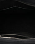 Drummed Calfskin Micro Luggage Black