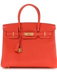 Togo Birkin 30 Capucine