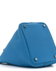 Taurillon Clemence Picotin Lock 18 PM Bleu Frida