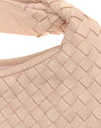 Nappa Intrecciato Medium Veneta Hobo Flamingo