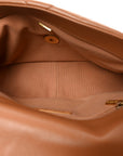 Lambskin Quilted Medium CHNL 19 Flap Brown