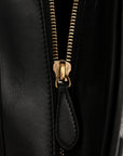Snakeskin Large Luggage Black