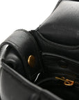Nappa Maxi Intreccio Padded Cassette Crossbody Bag Black