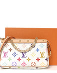 LV X TM Monogram Multicolor Pochette Accessories White