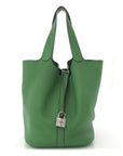 Taurillon Clemence Picotin Lock 26 GM Bamboo