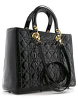 Patent Cannage Large Lady D1OR Black