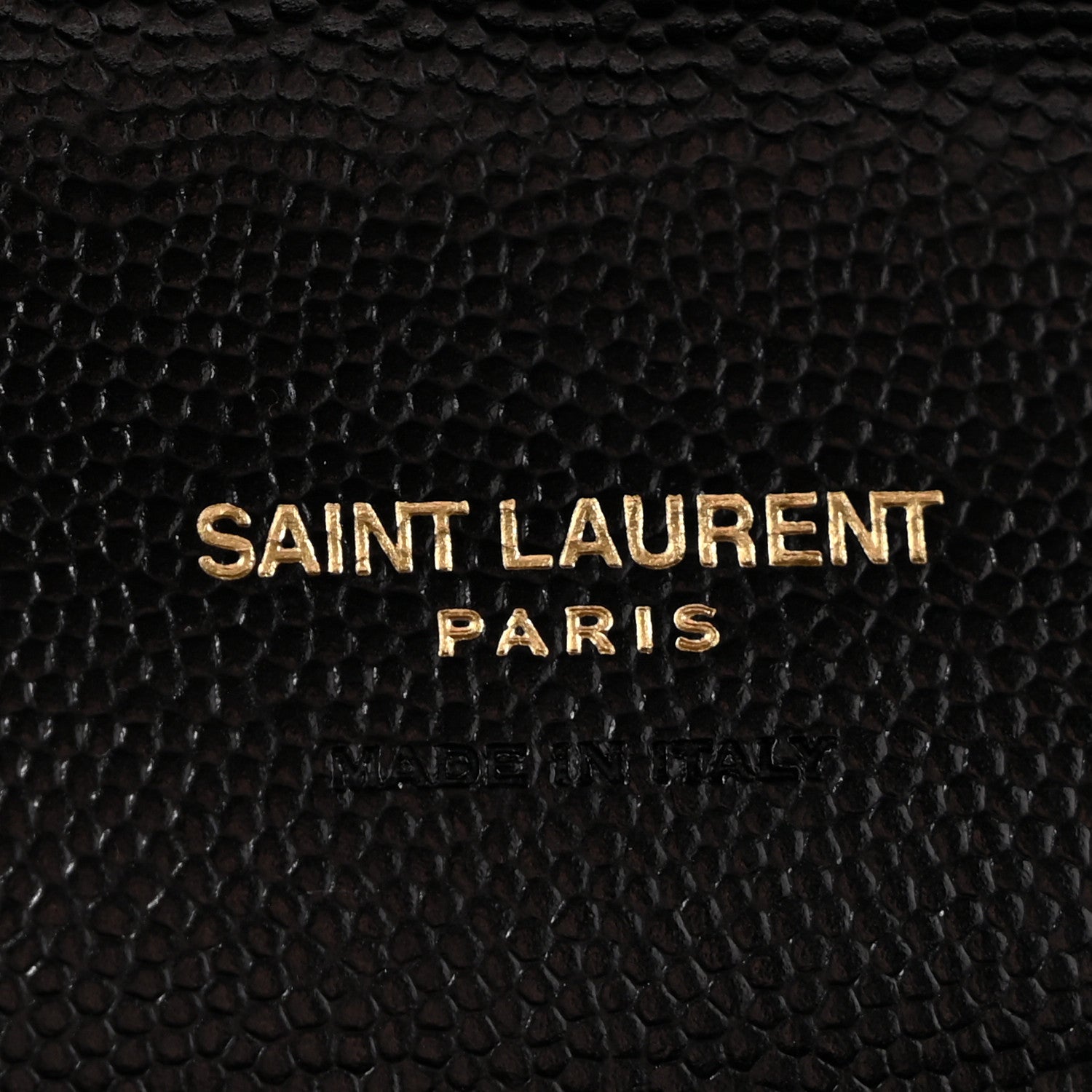 Grain De Poudre Matelasse Chevron Monogram Envelope Clutch Black