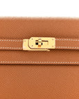 Epsom Kelly Wallet To Go Gold
