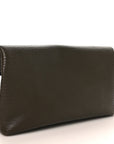 Grained Lambskin Large Cassandre Envelope Pouch Light Musk