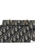 Oblique Small Saddle Chain Pouch Blue