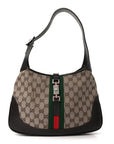 Monogram Web Jackie O Hobo Dark Brown