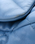 Lambskin Quilted Medium CHNL 19 Flap Blue