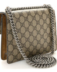 GG Supreme Monogram Mini Dionysus Shoulder Bag Taupe