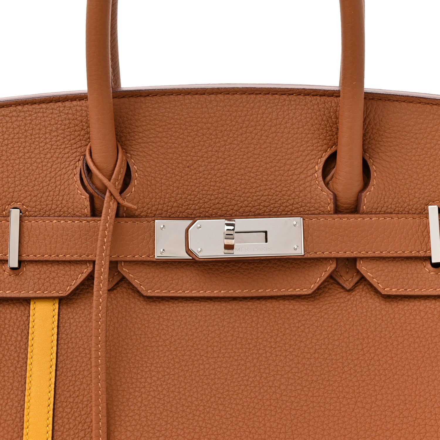 Togo Swift Officier Birkin 30 Gold Ambre