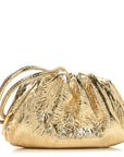 Metallic Crinkled Lambskin The Coin Purse Oro