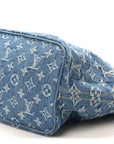 Monogram Denim Neo Neverfull MM Blue