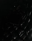 Calfskin Intreccio Rumple Desiree Shoulder Bag Black