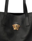 Smooth Calfskin La Medusa Tote Bag Black