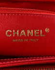 Caviar Quilted Small Business Affinity Flap Red