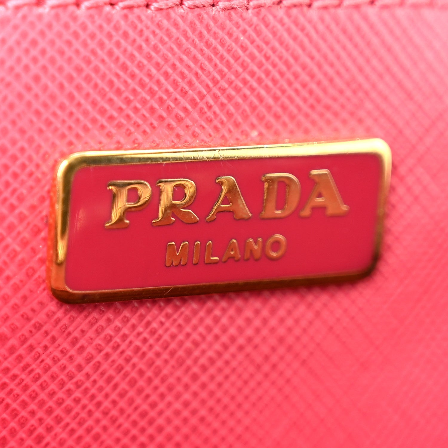 Saffiano Lux Mini Promenade Tote Fuxia