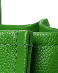 Grained Calfskin Medium The Tote Bag Kiwi
