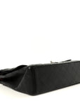 Caviar Quilted Maxi Double Flap Black