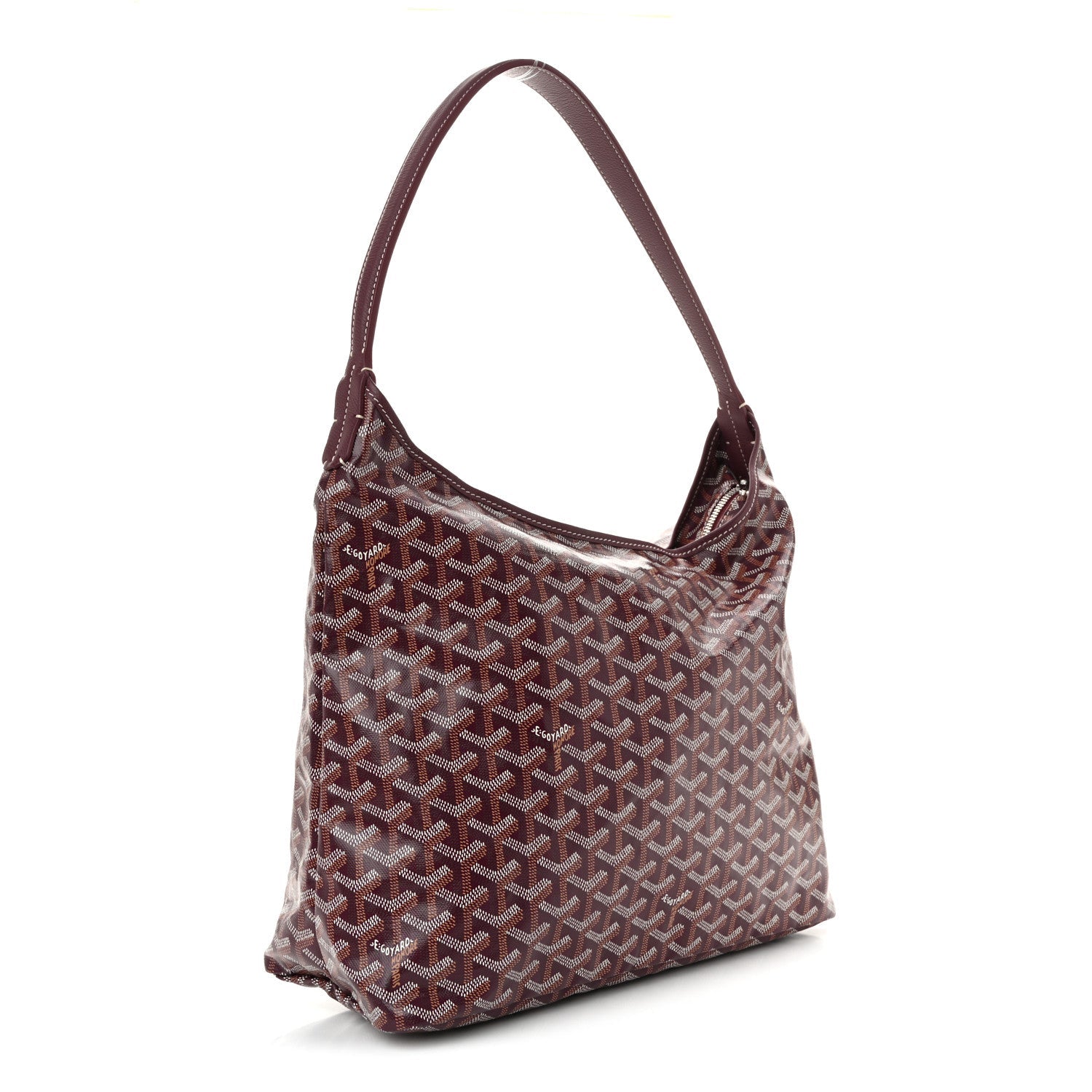 Goyardine Boheme Hobo Burgundy