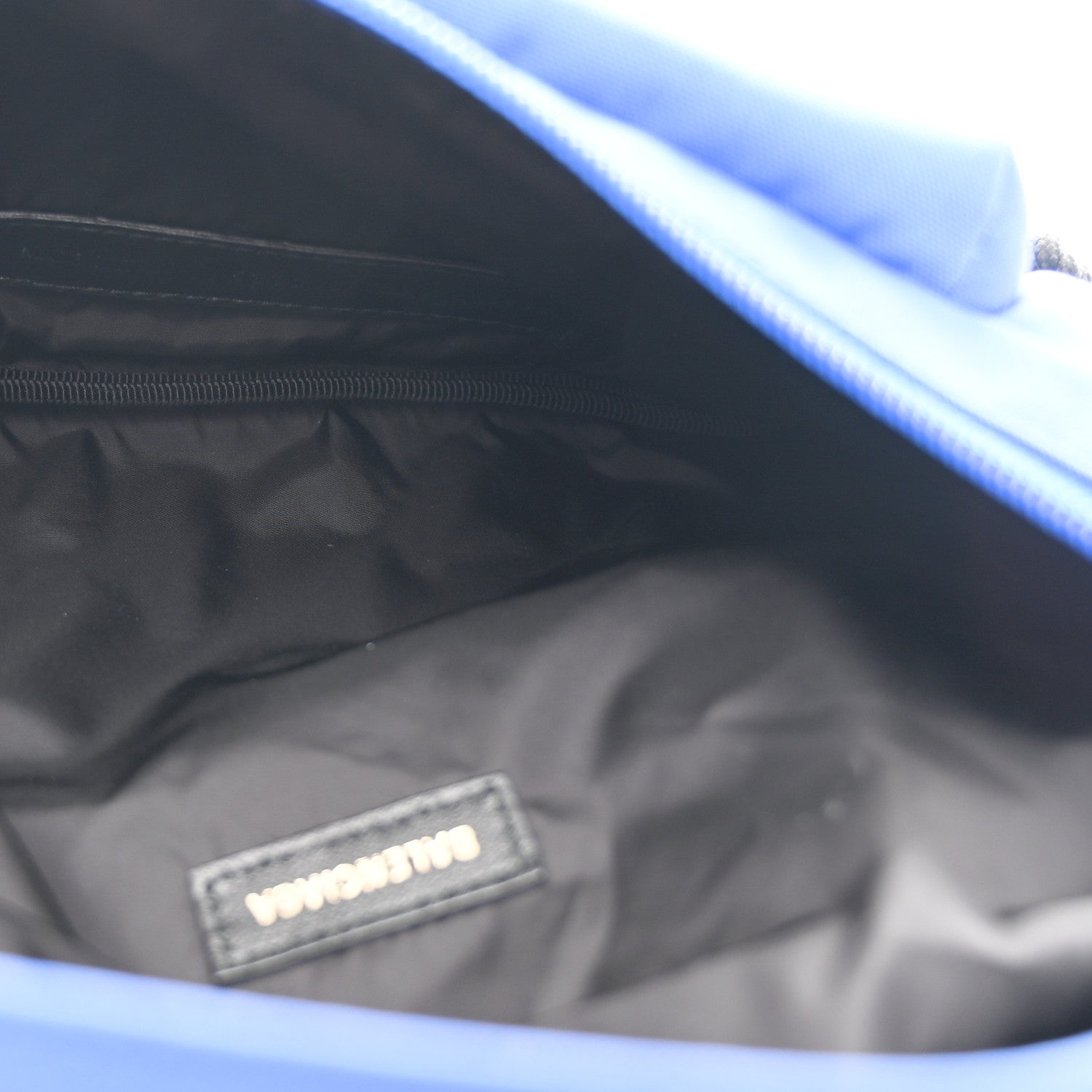 Sport Nylon Logo Embroidered Wheel Beltpack Electric Blue Black