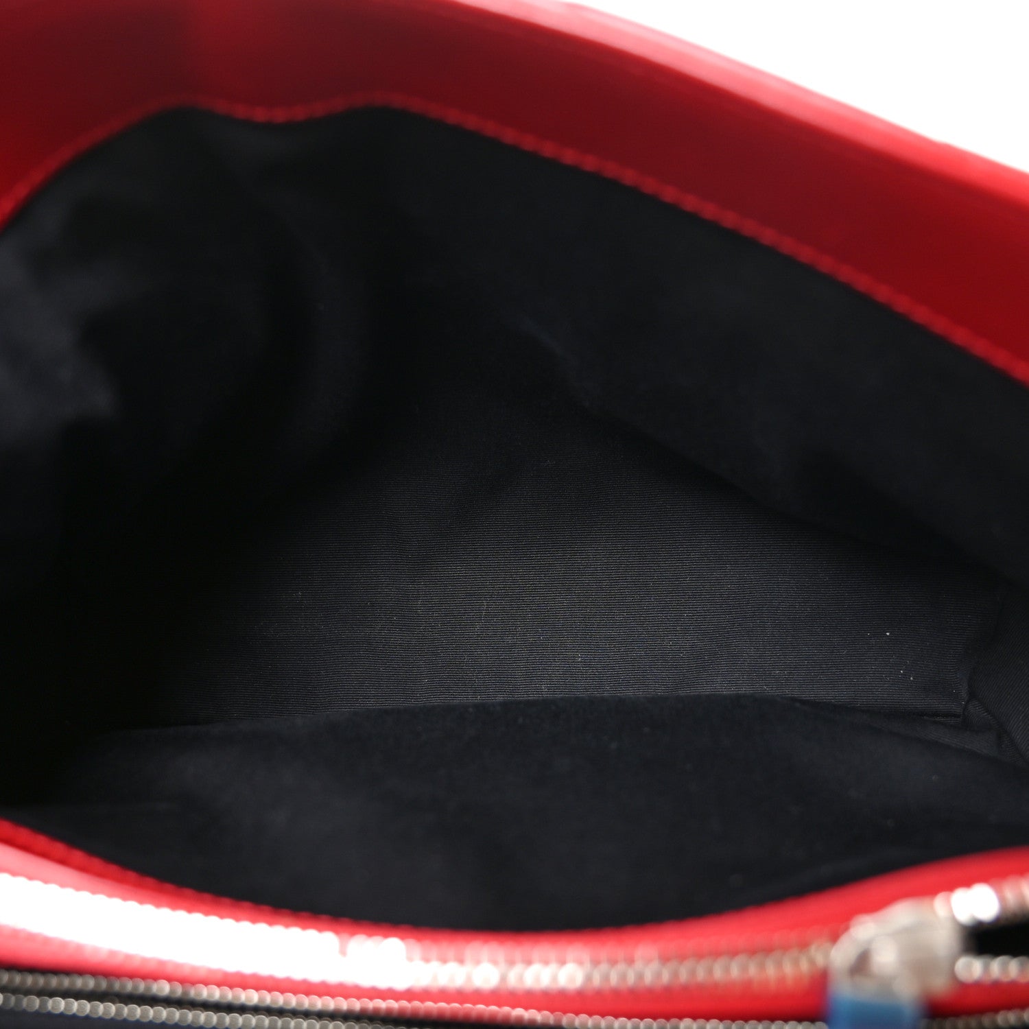 Calfskin Y Quilted Monogram Medium Loulou Chain Satchel Red