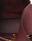 Smooth Calfskin Small Le 5 A 7 Soft Hobo Rouge Legion