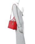 Patent Cannage Medium Lady D1OR Red