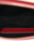 Saffiano Small Snapshot Camera Bag Red Beige
