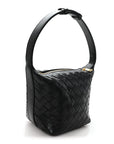 Calfskin Nappa Intrecciato Candy Wallace Black