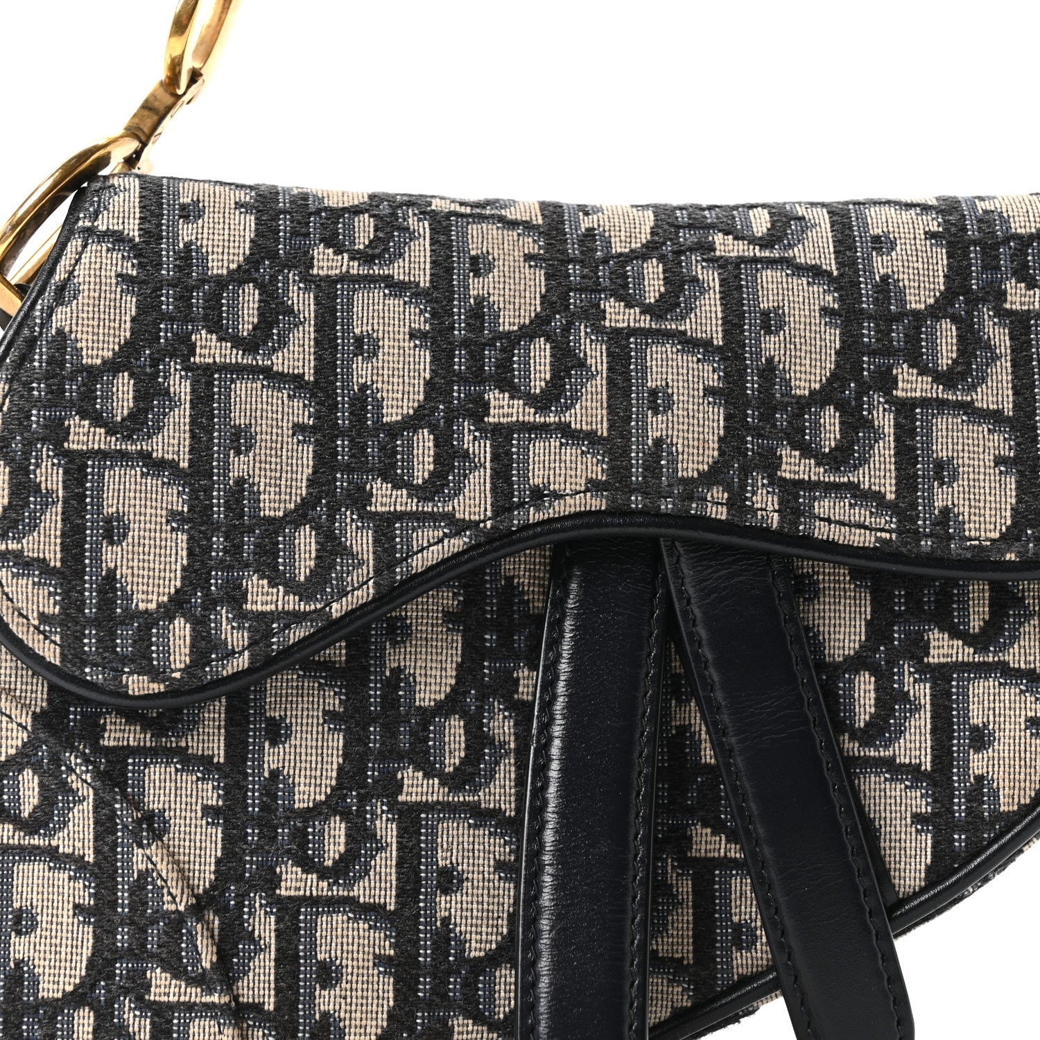 Oblique Mini Saddle Bag Blue