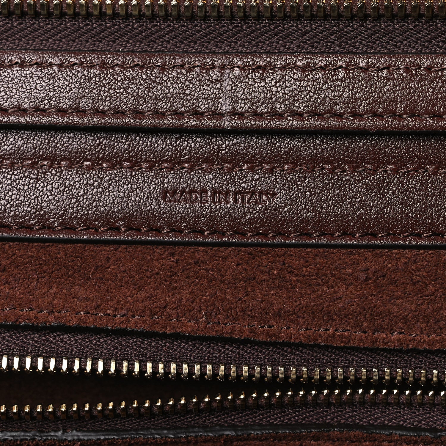 Supple Shiny Lambskin Medium Smiling New Luggage Brick