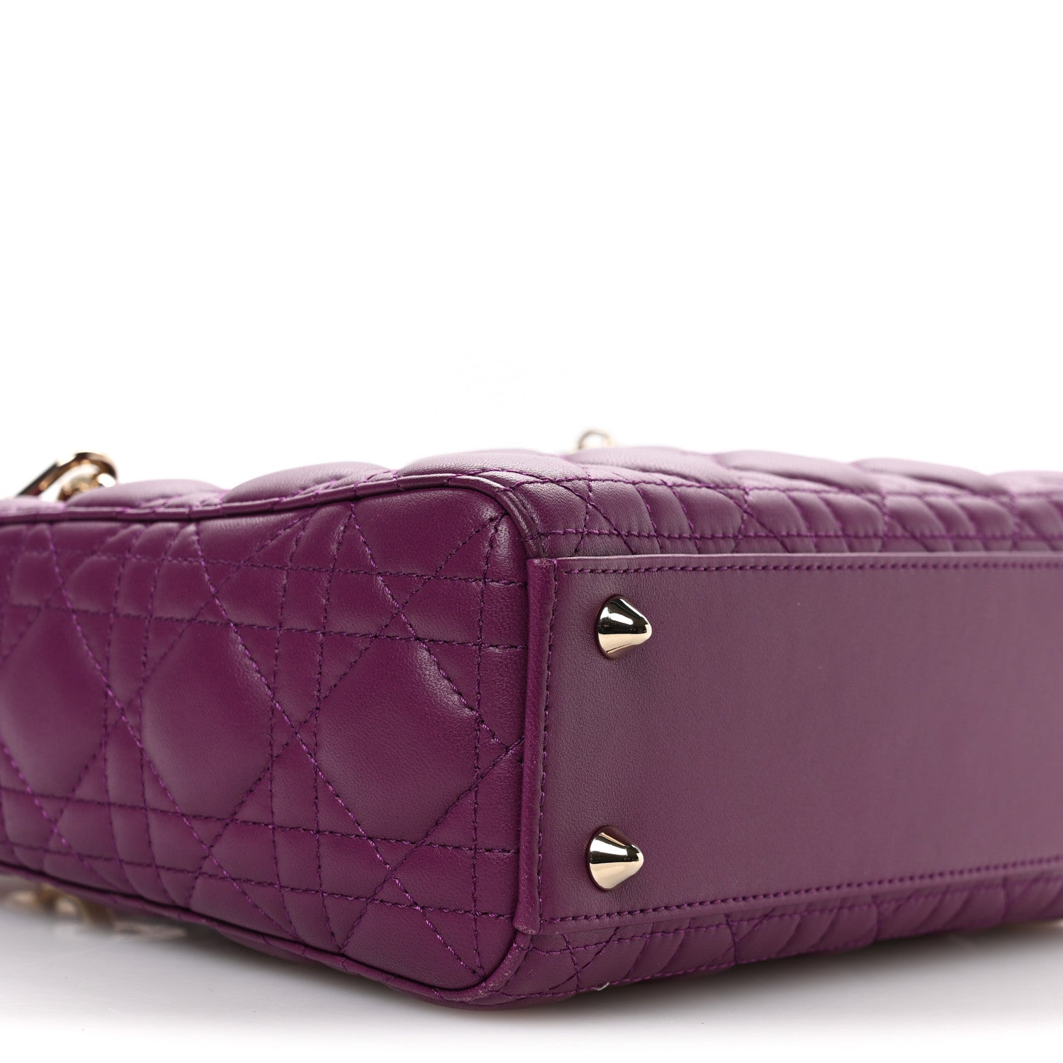 Lambskin Cannage Small My ABCD1OR Lady D1OR Purple