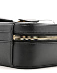 Caviar Quilted Medium CC Filigree Vanity Case Black