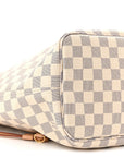 Damier Azur Neo Neverfull MM Rose Ballerine