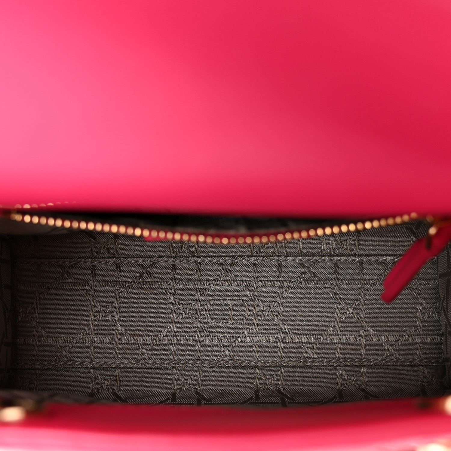 Lambskin Cannage Mini Lady D1OR Pink