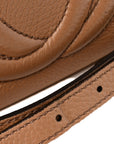 Pebbled Calfskin Small Soho Disco Bag Camelia