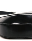 Spazzolato Large Cleo Adjustable Strap Shoulder Bag Black