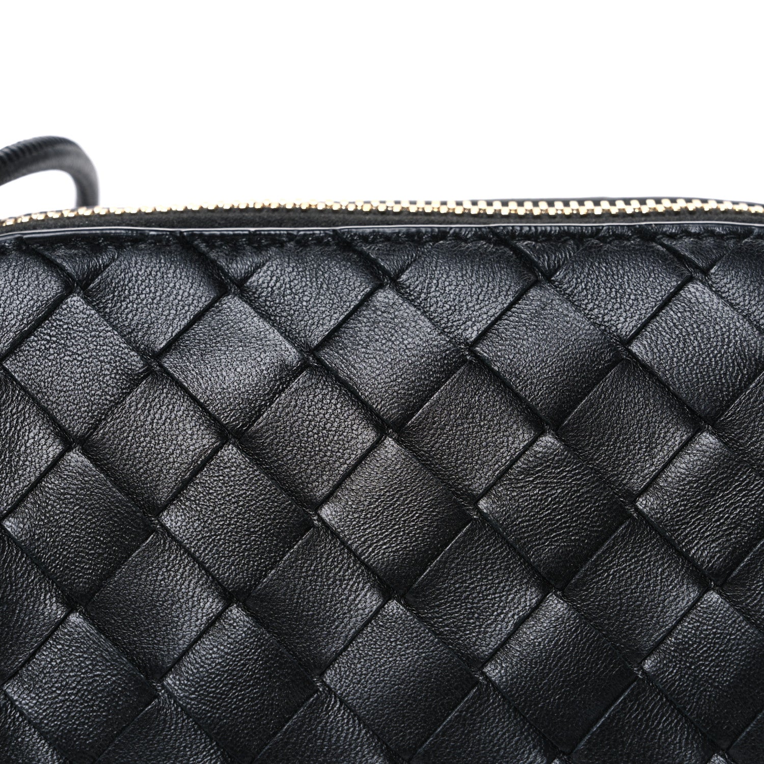 Nappa Intrecciato Concert Pouch Black